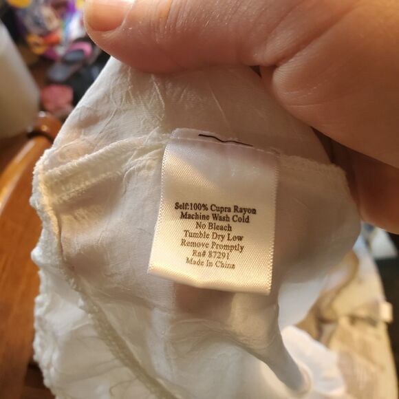 Johnny Was white rose embroidered blouse size xs - Picture 3 of 4